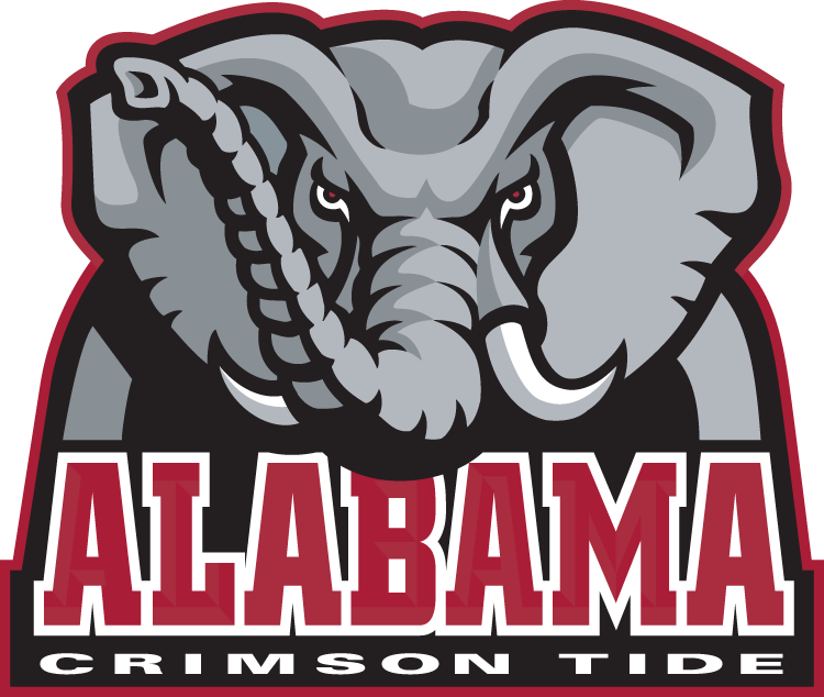 Alabama Crimson Tide 2001-2003 Primary Logo t shirts DIY iron ons
